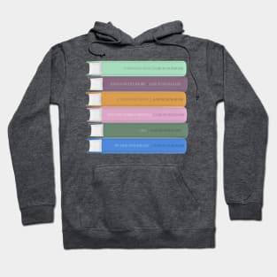 Haruki Murakami Book Spine Design - Book Lovers Gift Hoodie